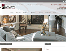 Tablet Screenshot of furnitureshowcaseinc.com